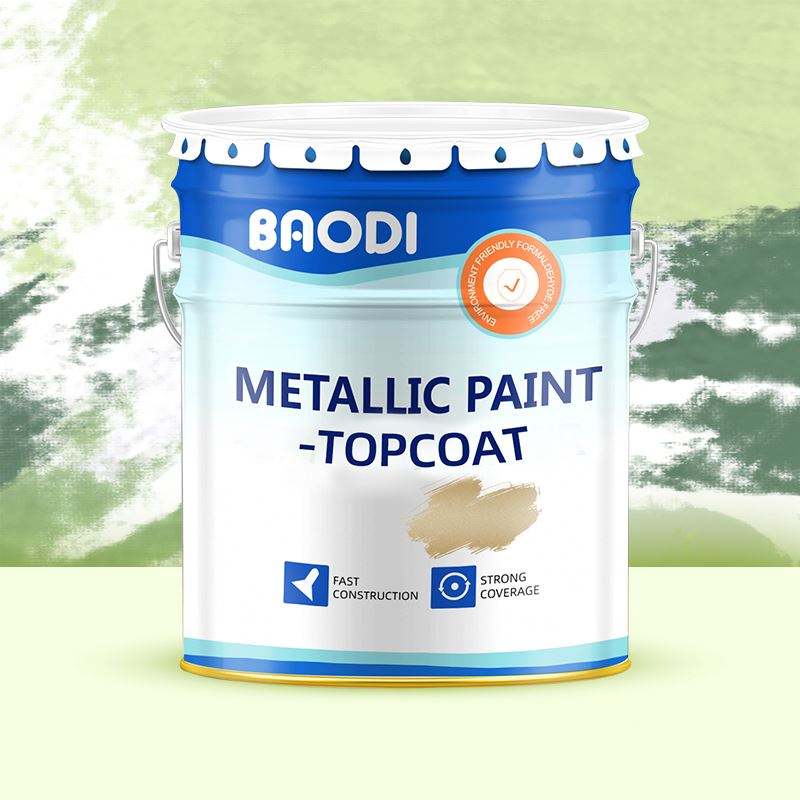 Metallic topcoat Paint